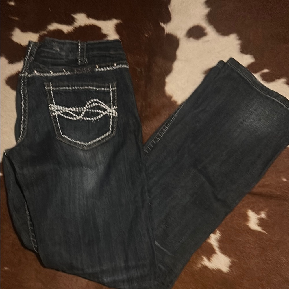Cowgirl Tuff Boot Cut Jeans with Classic Style
